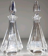 Vintage Bleikristall Decanters With Stoppers For Liquor Or Perfume picture
