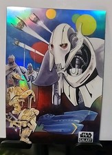 2021 Star Wars Galaxy #93 United Behind General Grievous Refractor picture