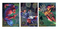 1995 FLAIR MARVEL ANNUAL 3-CARD DUO BLAST SET NM/MINT picture