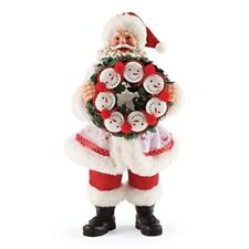 Possible Dreams All Around Fun Santa w/Wreath Figurine, New in Box, 4052405 picture
