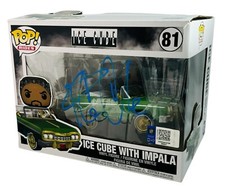 ICE CUBE AUTOGRAPHED SIGNED FUNKO POP 81 IMPALA RIDES NWA BECKETT COA picture