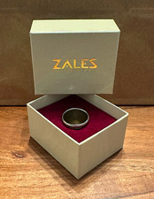 Vintage Zales Sterling Silver Sewing Thimble – Size 12 – Original Zales Box picture