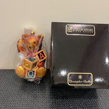 Christopher Radko Ornament FAO SCHWARTZ BEAR LTD Ed 1997 NEW In Box picture