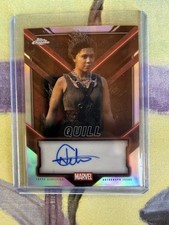 2025 Topps Chrome Deadpool Marvel QUILL Refractor Auto  NILLY CETIN picture