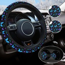 Butterfly Steering Wheel Cover Universal 14.5-15 Inch Non-Slip picture
