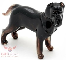 Art Blown Glass Figurine of the Neapolitan Mastiff dog picture