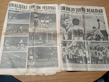 Vintage 1978 FIFA World Cup Champions argentina la Razón Newspaper Históric picture