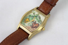 Fossil Disney Winnie the Pooh Limited Edition Watch #'ed to 3,000 Gold Tone picture
