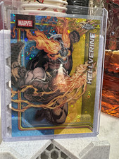 Topps 2026 Topps Chrome Marvel Hellverine Wolverine #125 Serial Numbered /80 picture