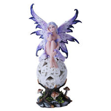 PT Pacific Giftware Purple Flower Fairy Sitting on Led Orb picture