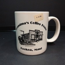 Vintage 'Grandma's Coffee House', Keokea Maui Hawaii, Coffee Mug picture