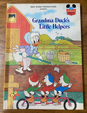 Walt Disney Presents Grandma Duck's Little Helpers 1980 1st Print Hardcover picture