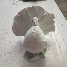 Rosenthal Selb-Germany Handgemalt Handmade Porcelain White Dove Pigeon Figurines picture
