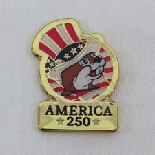 BUC-EE'S Lapel Pin 4th of July America 250 Beaver Souvenir picture