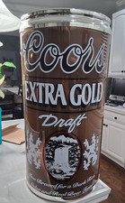 Rare Vintage Everbrite Coors Extra Gold  Beer Can Light Up Sign 90’s 27” Works picture