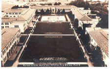 VINTAGE POSTCARD QUADRANGLE AT U.S. NAVAL AIR STATION AT SAN DIEGO 1941 RPPC picture