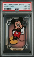 Mickey Mouse 2024 Topps Chrome Disney PSA 10 Gem Mint picture