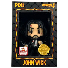 Thrilljoy Pop Cave CHASE Bloody JOHN WICK Toy Temple Exclusive CUSTOM PROTECTOR picture