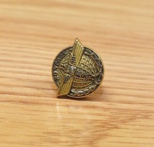 Josten's 1/10 10K Gold Filled 20 Years Boeing Lapel Pin With Small Diamond picture