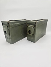 (2 Pack) M19A1 Metal Ammo Can 7.62 - .30 Caliber - Military Surplus picture