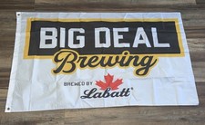 Big Deal Brewing by Labatt Canada 3’x 5’ Beer Flag Double Sided picture