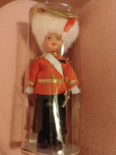 Vintage British Royal Guard Doll Souvenir 4” London Guard w/ Case picture