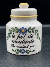 Vintage Le Pot De Moutarde The Mustart Jar France picture