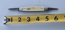 Vintage Imperial USA Pocket Knife 2 Blade Penknife Crown Shield Double End picture