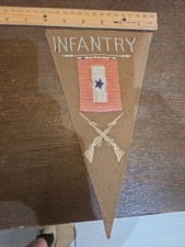 U.S. SERVICE FLAG PENDANT WW I SONS IN SERVICE INFANTRY CROSSED RIFLES VARIANT picture