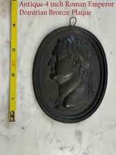 Rome 19th Century Bronze Domitian Wedgwood Bentley type Seal Cameo Intaglio Coin picture