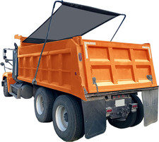 Dump Truck Mesh Tarp for Dump Trailer Cover with 6'' Pocket, 7'X20' picture