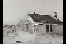 Photo:Murdo South Dakota 1940 House After Blizzard Snowbound Farmhouse picture
