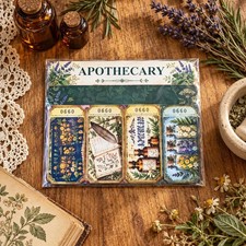 42 Apothecary Ephemera Tickets – Vintage Botanical Herb Shop Junk Journal Scrapb picture