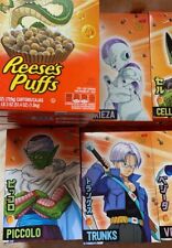 Reese's Puffs  DRAGONBALL Z Limited Edition Boxes- Comp. Set of all 8🥳🐉 picture