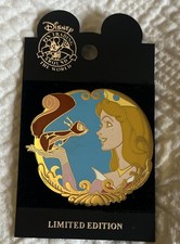 Disney Pin Little Friends series Aurora with Squirrel LE 1000 2004 picture
