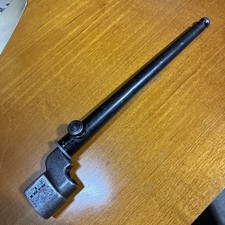 Vintage WWII Era British Enfield No.4 Mk1 spike bayonet With Scabbard  picture