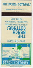 The Beach Cottages-San Diego, California Vintage Matchbook Cover picture