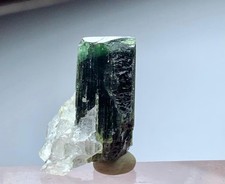 29.25 Cts Tarminated Bi Color Tourmalinen Crystal with Matrix from Afghanistan picture