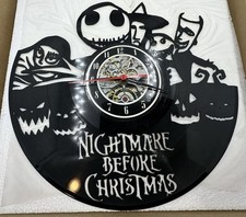The Nightmare Before Christmas Vinyl Record Wall Clock picture