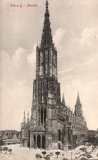 Ulm Munster Church Germany Vintage Postcard Tallest Church In The World Unposted picture