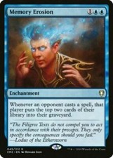 1x MEMORY EROSION - Commander/Alara - MTG - Magic the Gathering picture