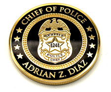 G87 Seattle Police Department Chief Washington State Challenge Coin picture