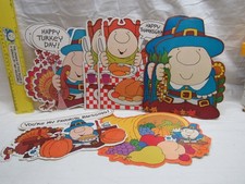 ZIGGY CARDBOARD THANKSGIVING WALL DECOR 10 PIECES 10