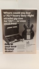 KRAMER GUITARS   1977 ORIGINAL  10X8 - PRINT AD t6 picture