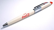 Vintage Scripto 100 Ballpoint Pen Coca Cola Square Push Button Clip Click N.O.S. picture
