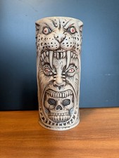Jaguar Warrior El Sagrado Sangre Del Jaguar Tiki Mug Brad Parker Tiki Shark NIB picture