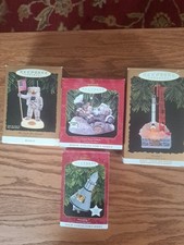 Hallmark Space Keepsake Ornament Lot Eagle Has Landed Lunar Rover Freedom 7 picture