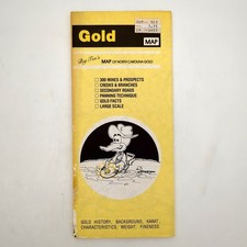 Big Ten's Map of North Carolina Gold Deposit Locations 300 Sites NC Gold Map picture