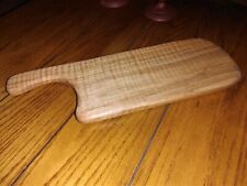 CUSTOM HAND MADE CURLY MAPLE CHARCUTERIE BOARD, SERVING BOARD, CUTTING BOARD picture