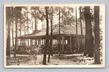 Bremerton WA Evergreen Park Wooden Pavilion RPPC Vintage Postcard picture